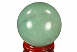Polished Green Aventurine Sphere - China #116009-1